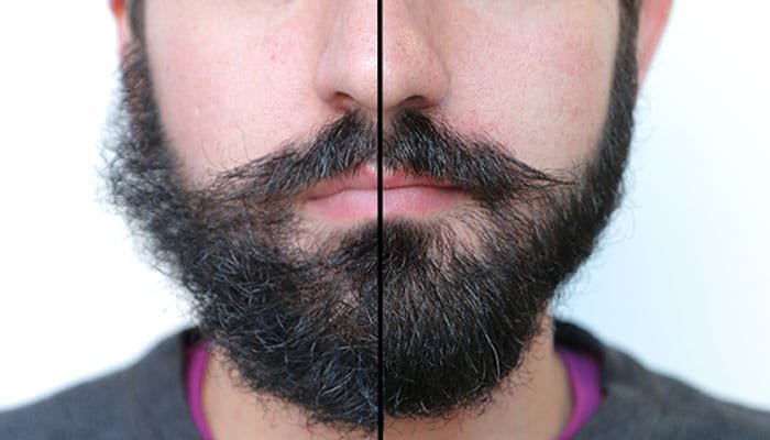 Produto para barba, como aplicar o óleo para barba e a diferença entre uma barba espetada e uma barba hidratada com óleo para barba
