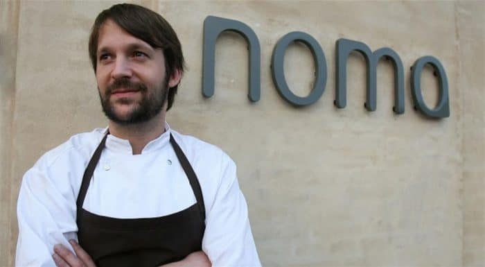 Líder do Noma, René é um chef de cozinha com barba que não abre mão do estilo