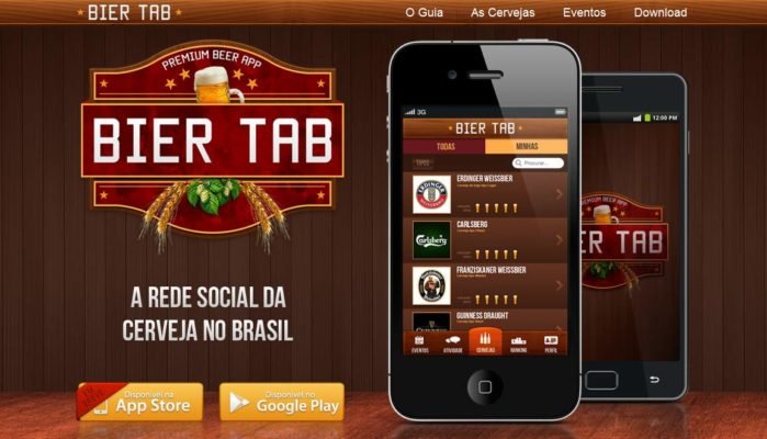 O Bier Tap é um App para amantes de cerveja que combina Social Media e um acervo variado de cervejas