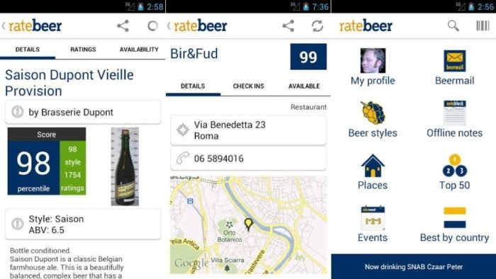 O Ratebeer é um App para amantes de cerveja excelente para encontrar avaliações do público sobre os vários rótulos