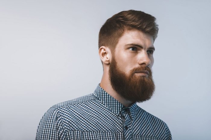 A Barba Garibaldi para o rosto retangular é muito aguardada entre as Tendências para barba 2018