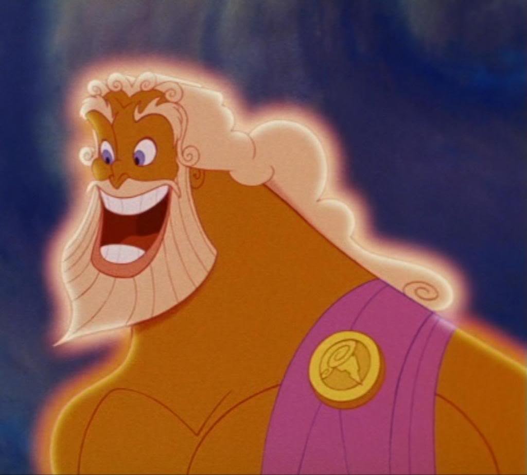 Zeus é uma Fantasia com Barba boa para os caras de barba grisalha