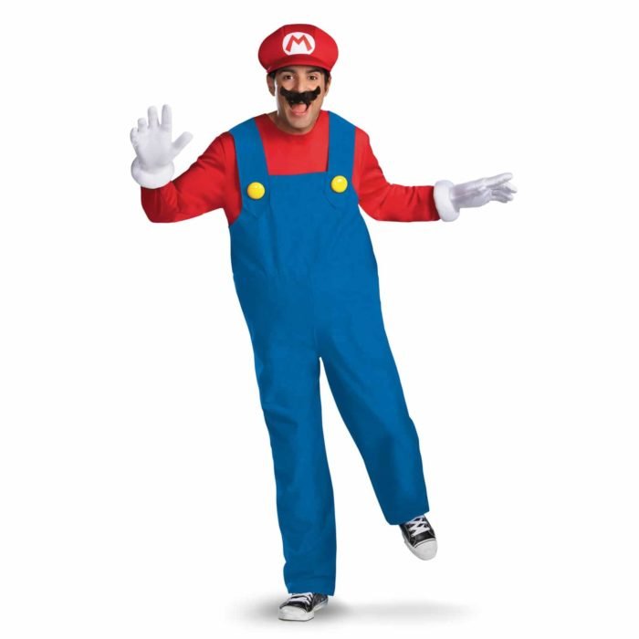 Por que não se vestir de Mario como Fantasia com Barba?