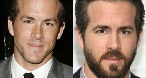 A barba melhora muito o homem Ryan Reynolds