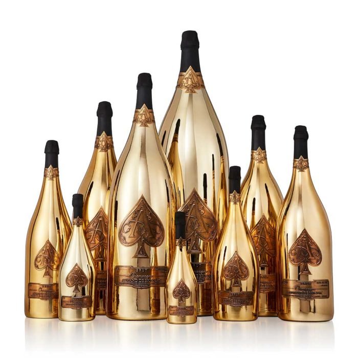 Champagne Armand de Brignac Midas Essa é uma das Bebidas mais caras do mundo que esbanja ouro