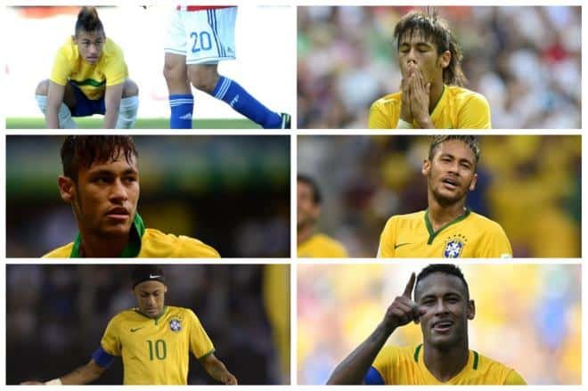 Esses são só alguns dos Estilos de cabelo do Neymar