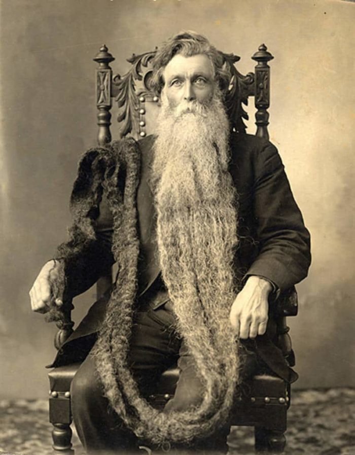 O barbudo mais antigo no Guinness World Records