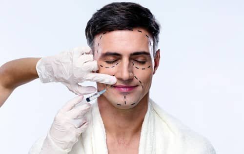 Cirurgia plastica para homens rosto