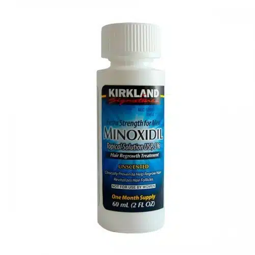 Kirkland minoxidil para barba e cabelo