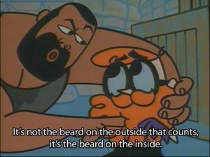 Action Hank e Dexter, o segredo de uma barba grossa
