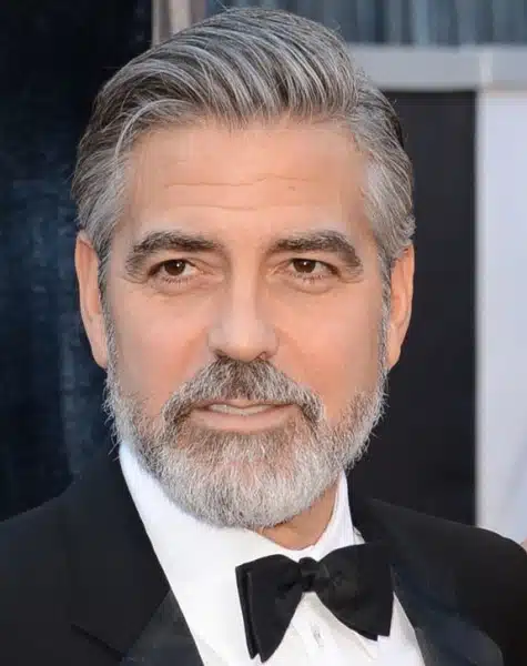 jorge clooney - homens com barba sexy