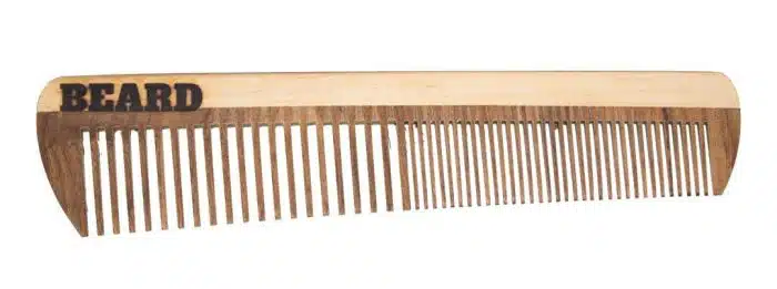 pente duplo para barba e cabelo em madeira pente duplo para barba e cabelo em madeira