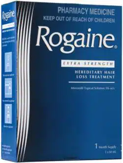 Minoxidil Rogaine para barba e cabelo