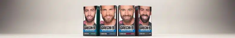grecin 5 barba bigode e costeletas