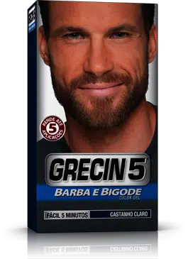 grecin 5 barba castanho claro