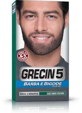grecin 5 barba castanho escuro