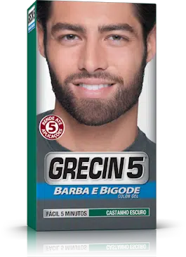 grecin 5 barba castanho escuro