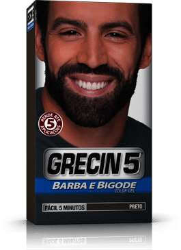 grecin 5 barba preto
