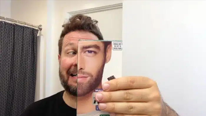 como utilizar os produtos grecin 5 tinta para barba e pintar a barba