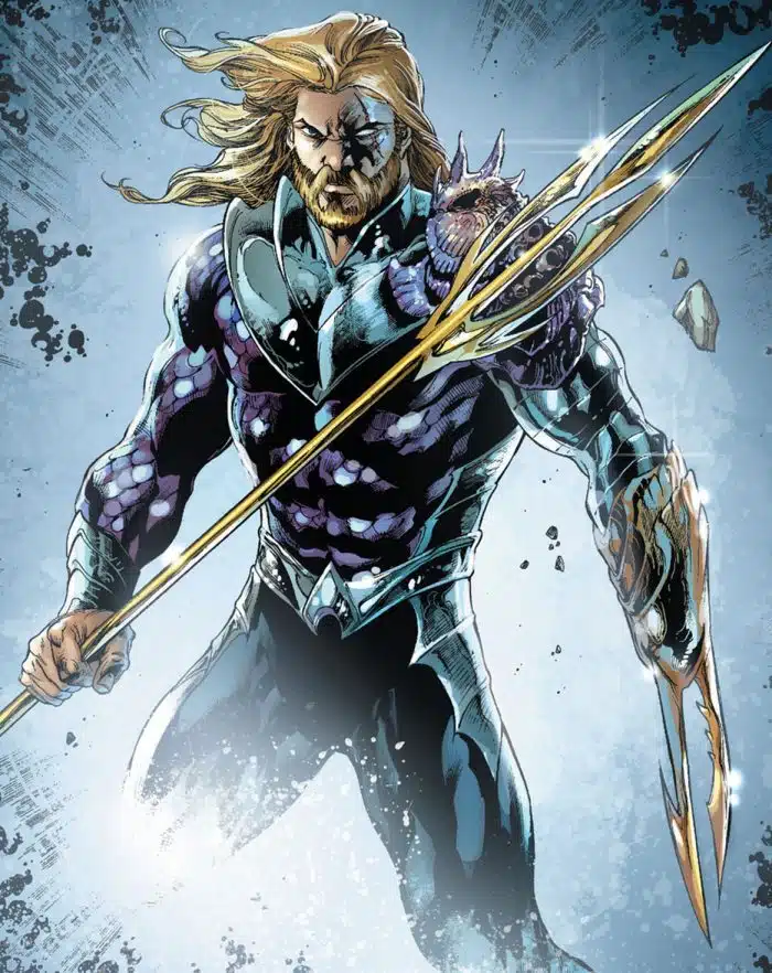Aquaman como referência de barba cheia