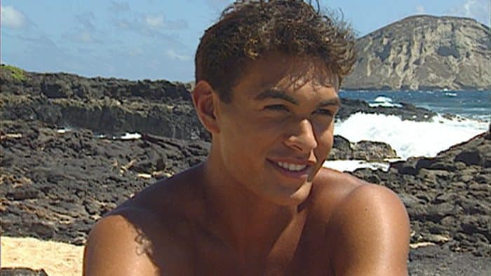 Jason Momoa no começo da carreira, em Baywatch hawaii