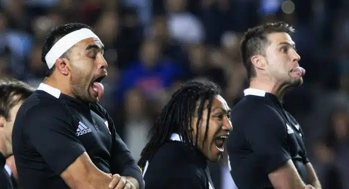 O Haka é um dos grandes momentos da seleção da Nova Zelândia no Rugby