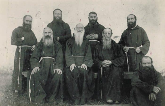 Imagem antiga de uma ordem da Igreja Católica Ortodoxa