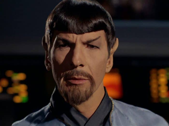 Você sabia que spock já teve uma barba?