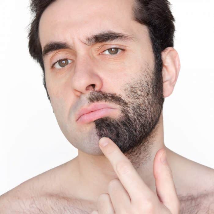 Dormir com a barba e acordar sem ela é um grande pesadelo para Homem Barbudo