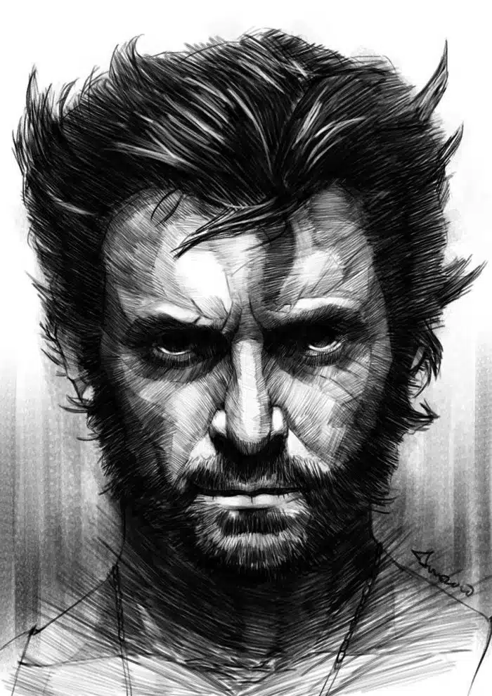 acompanhe as barbas do wolverine