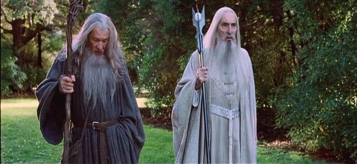 Gandalf e Saruman são Nerds Barbudos clássicos e não podiam faltar no dia da toalha