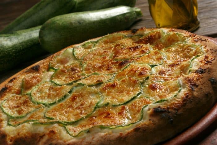 Abobrinha é uma Pizza Inesquecível para quem curte vegetais
