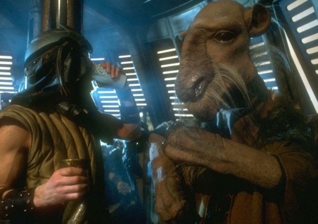 Os homens-camelo Yarkora são um dos exemplos bizarros de Barbudos em Star Wars