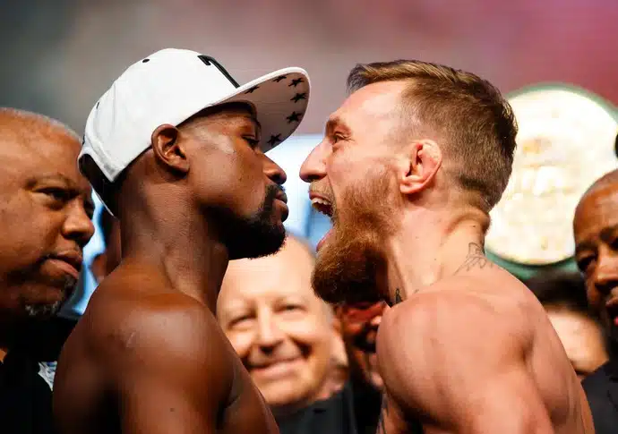 Mayweather x McGregor pre luta