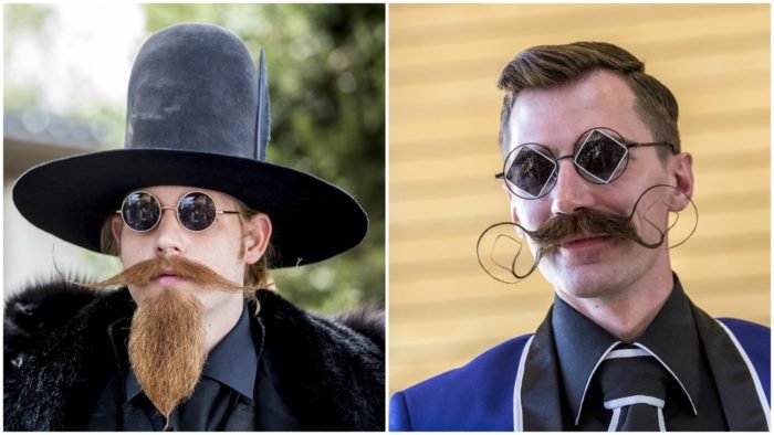 Os cavanhaques tem sua própria categoria no Campeonato mundial de barbas e bigodes