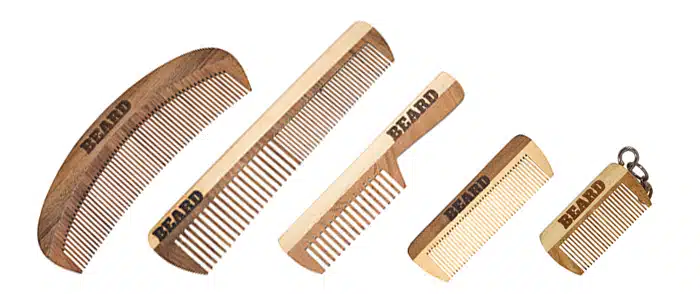 Existem vários tipos de Pentes de Barba