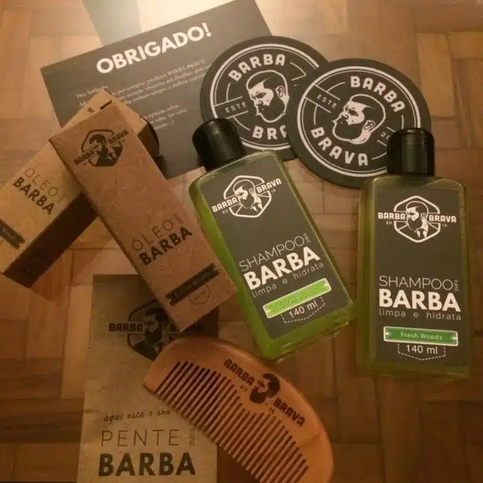 A Barba Brava tem uma linha variada de produtos para barba