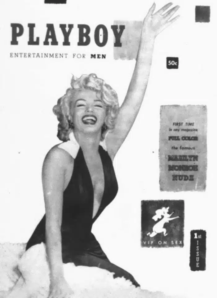 Marilyn Monroe foi a primeira capa na playboy de Hugh Hefner Marilyn Monroe foi a primeira capa na playboy de Hugh Hefner