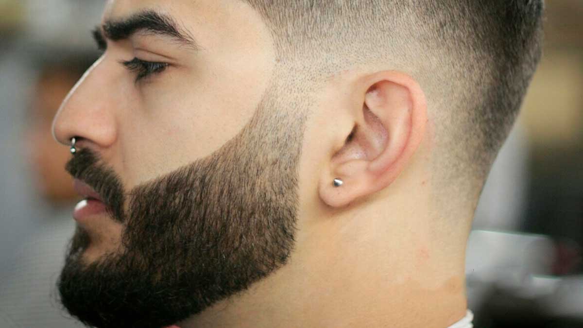 cortes de cabelo degrade com barba
