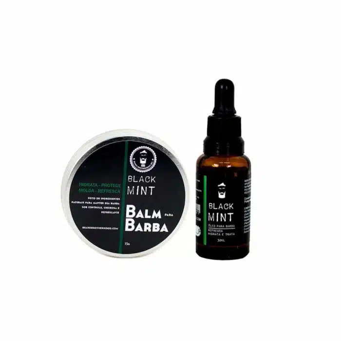 A linha Black Mint da Beard Brotherhood traz frescor de um jeito intenso a seus usuários