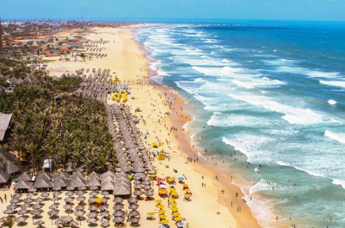 A Praia do Futuro é uma daquelas Praias Brasileiras mais famosas lá fora