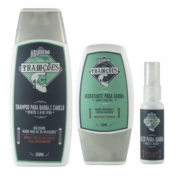 O kit Tradições de O Barbudo vai acabar com qualquer ameaça da Água do Mar