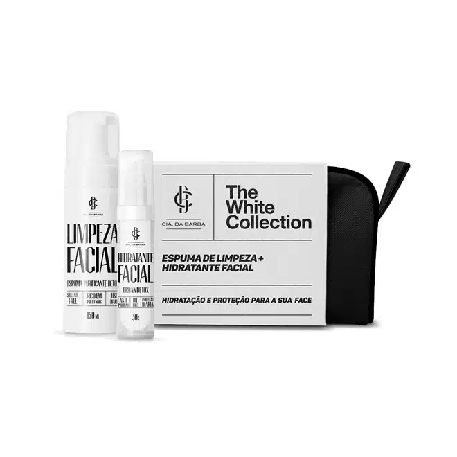 A White Collection da Cia da Barba é ótima para começar a cuidar da barba