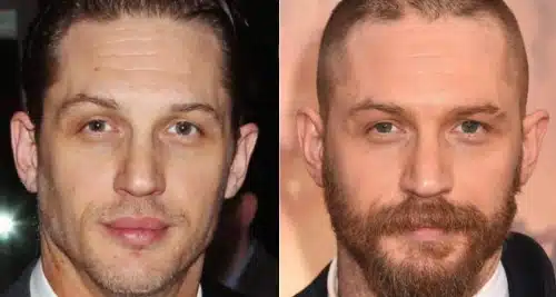 A barba melhora muito o homem Tom Hardy