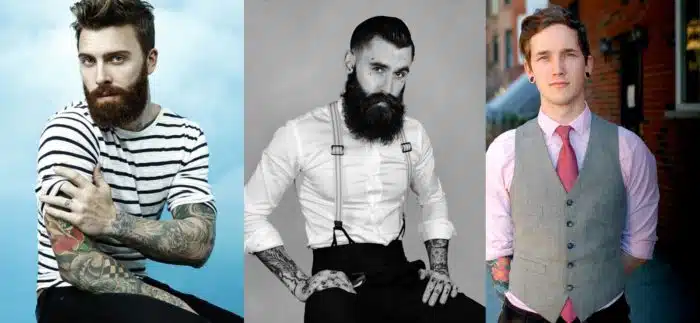 Existem as Barba Retro mais clássicas