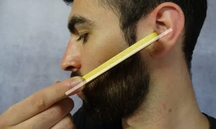 Não se esqueça do gel para barbear. Assim sua Linha da Barba fica sempre no tamanho ideal