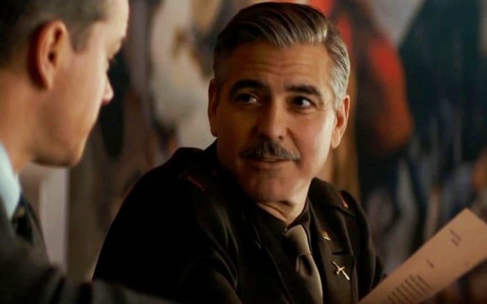 George Clooney é seu visual inesperado nos Bigodes do Cinema
