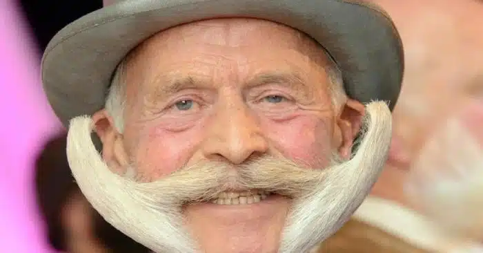 O grande campeão barbudo no Guinness World Records
