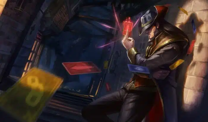 Twisted Fate é um vilão até bem carismático em League of Legends