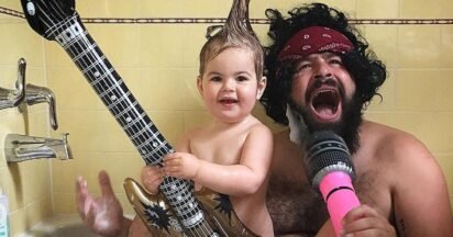 Sholom e Zoe Ber Solomon: Amor de um pai barbudo e sua filha!